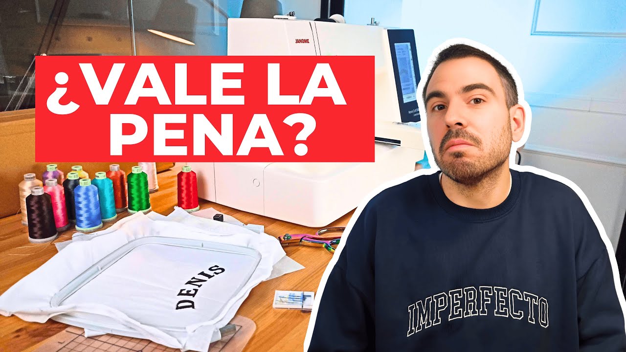 ¿Vale la pena la bordadora Janome MC500 para crear una marca de ropa?