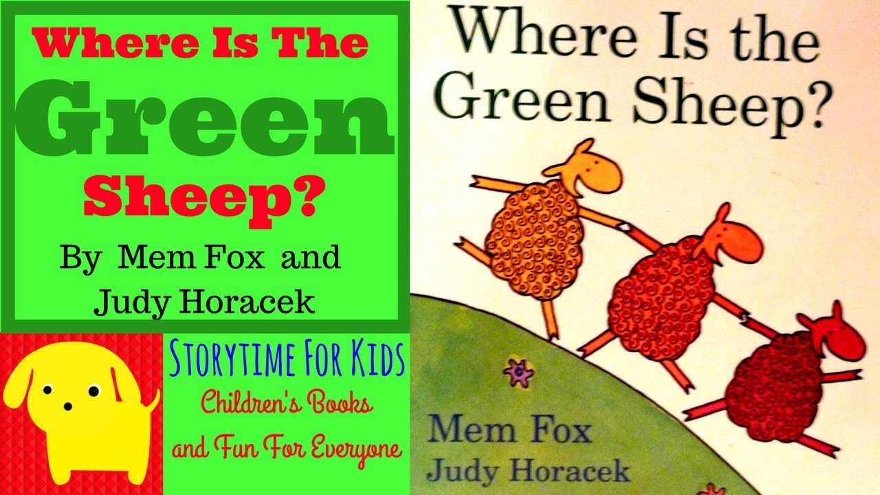 Where Is The Green Sheep?  -  By Mem Fox and Judy Horacek -  Can you find the Green Sheep?