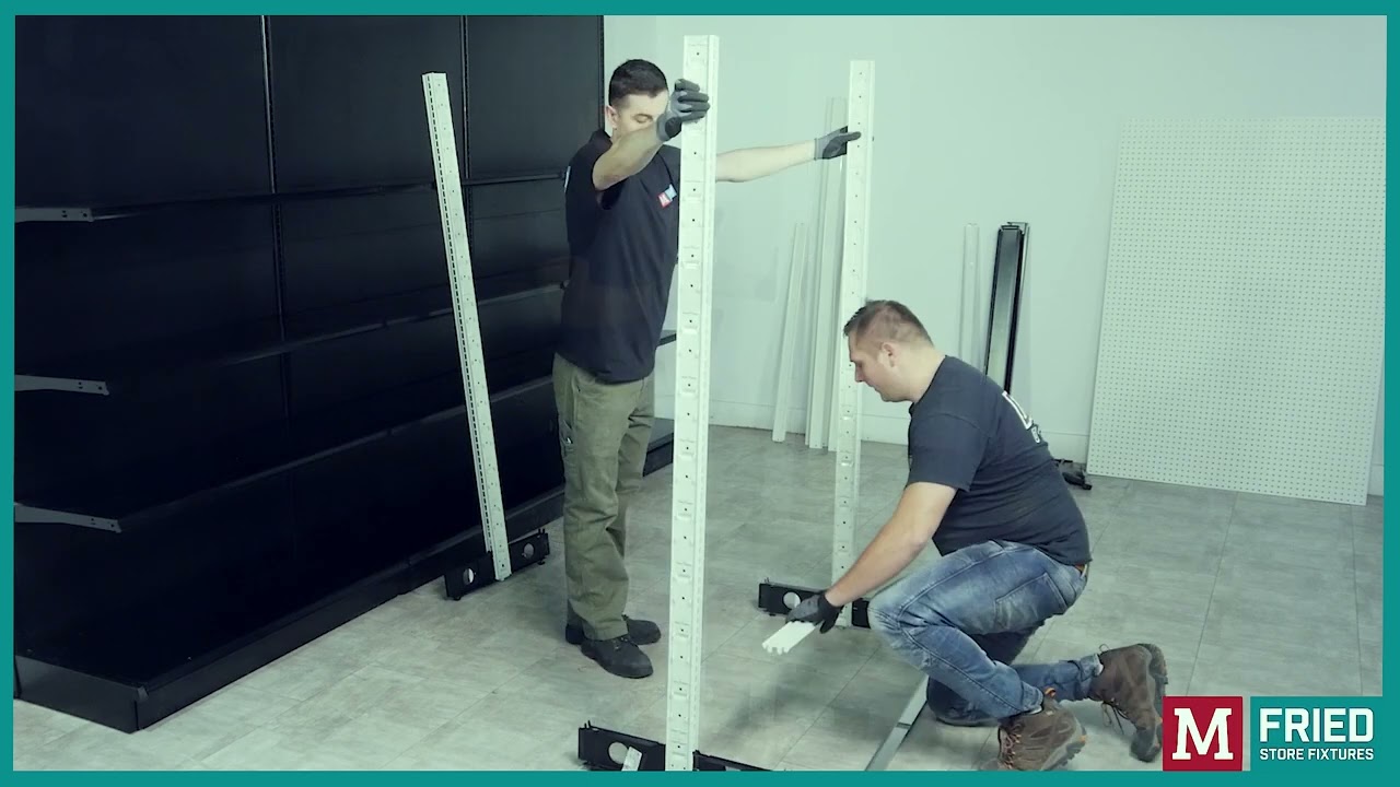 M. Fried Store Fixtures Gondola Shelving Instructional Video