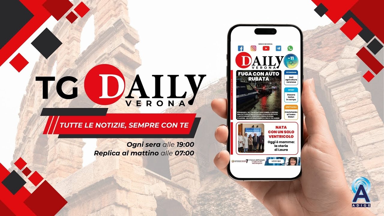 FUGA CON AUTO RUBATA - TG DAILY 26.01.2026