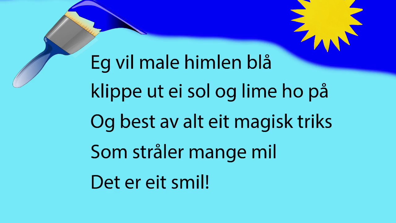 Male himlen bl&aring;