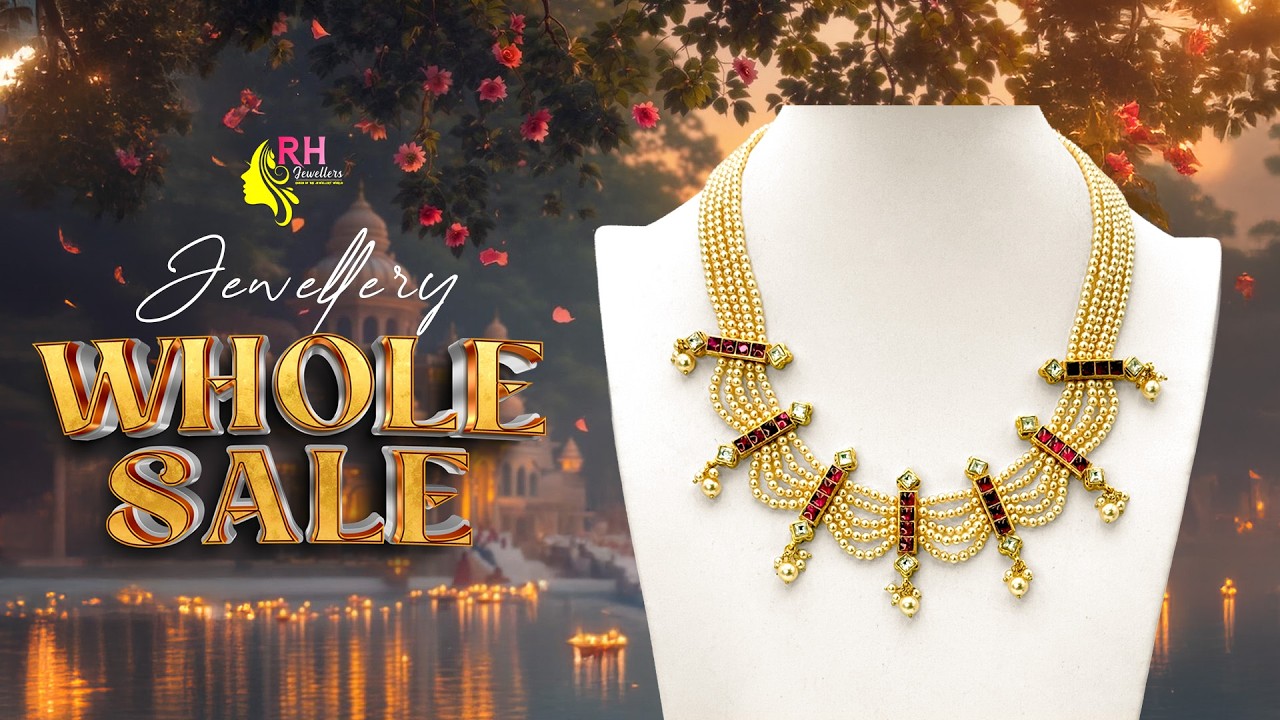 All Type Jewellery Wholesale in India - RH Jewellers | Silver, 1 Gram Gold, Pearls, Beads & Corals