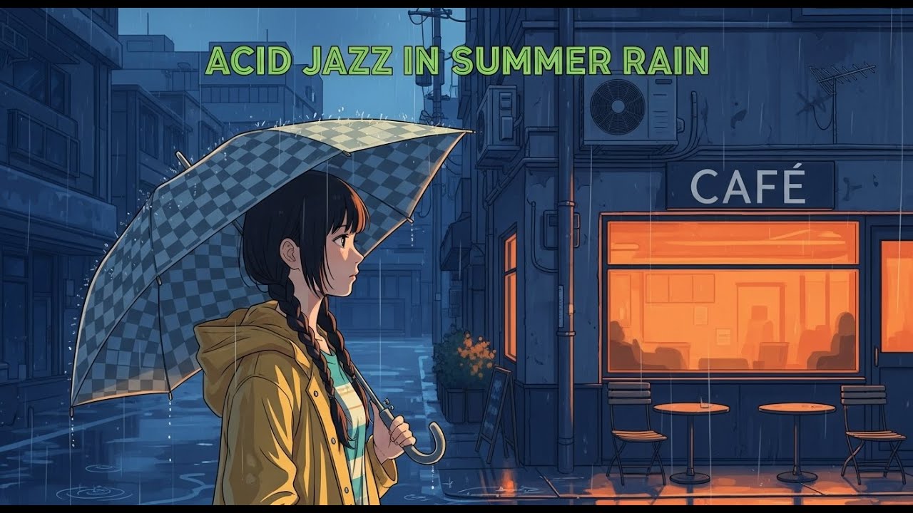 Acid Jazz in Summer Rain(애시드재즈 인 썸머레인) #acidjazz #summersong #jazzpiano #playlist #bgm #cafebgm