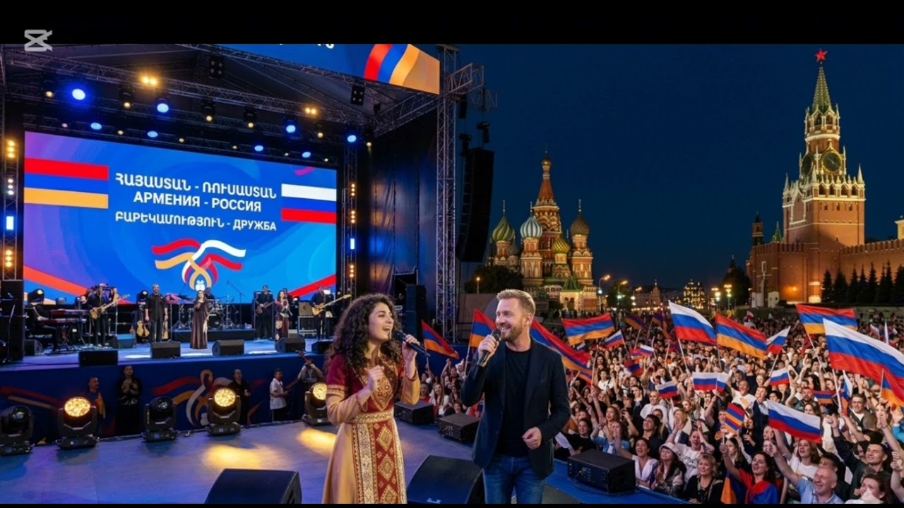 «Концерт Армяно-Российской дружбы в сердце Москвы» 🇦🇲🇷🇺 🤝