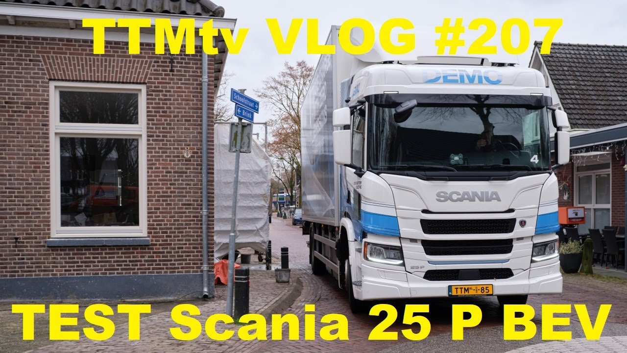TTMtv VLOG #207 - Test Scania 25P BEV