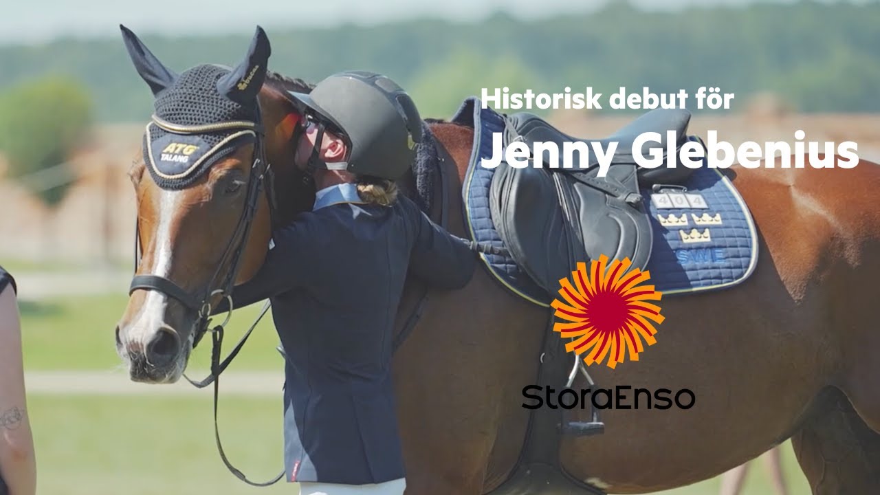 En debut som ledde till historisk seger i FEI Nations Cup i fälttävlan 🌟 Jenny Glebenius & Canela