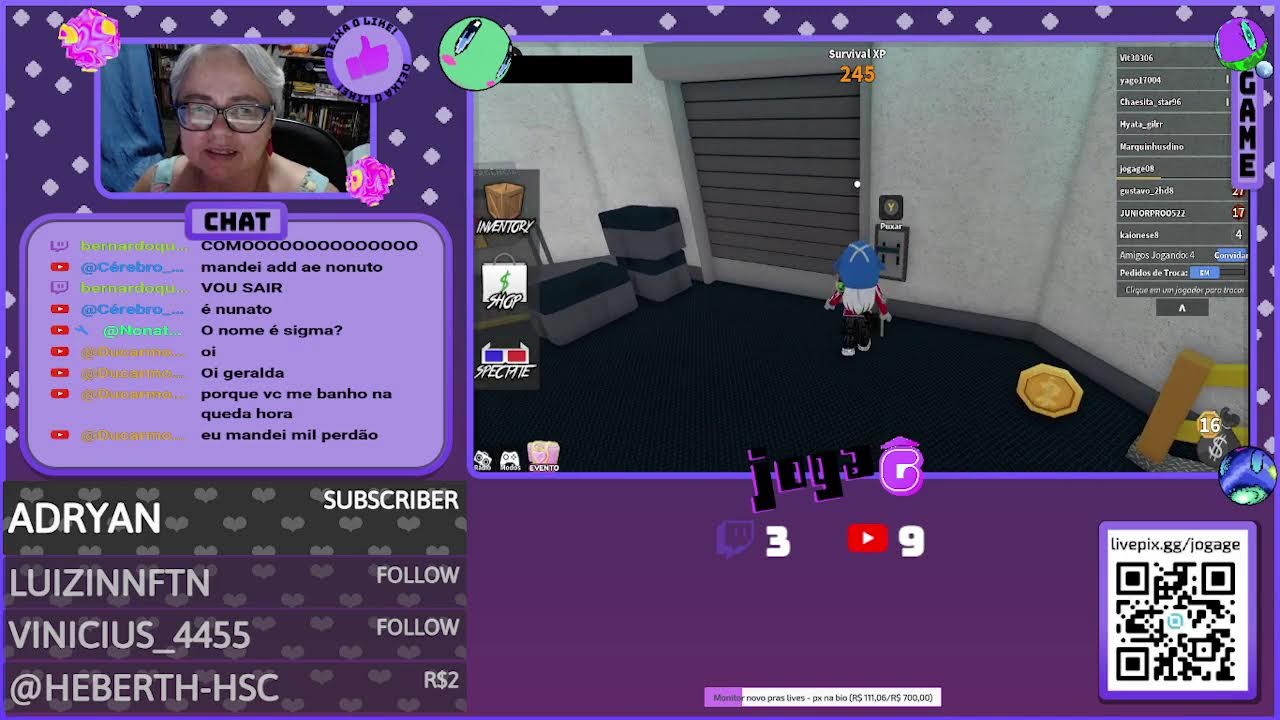 🔴Live   Stumble Guys e Roblox