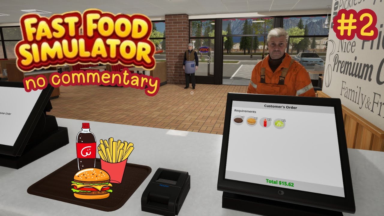 Running my own McDonalds is SO addicting.. | Fast Food Simulator #2