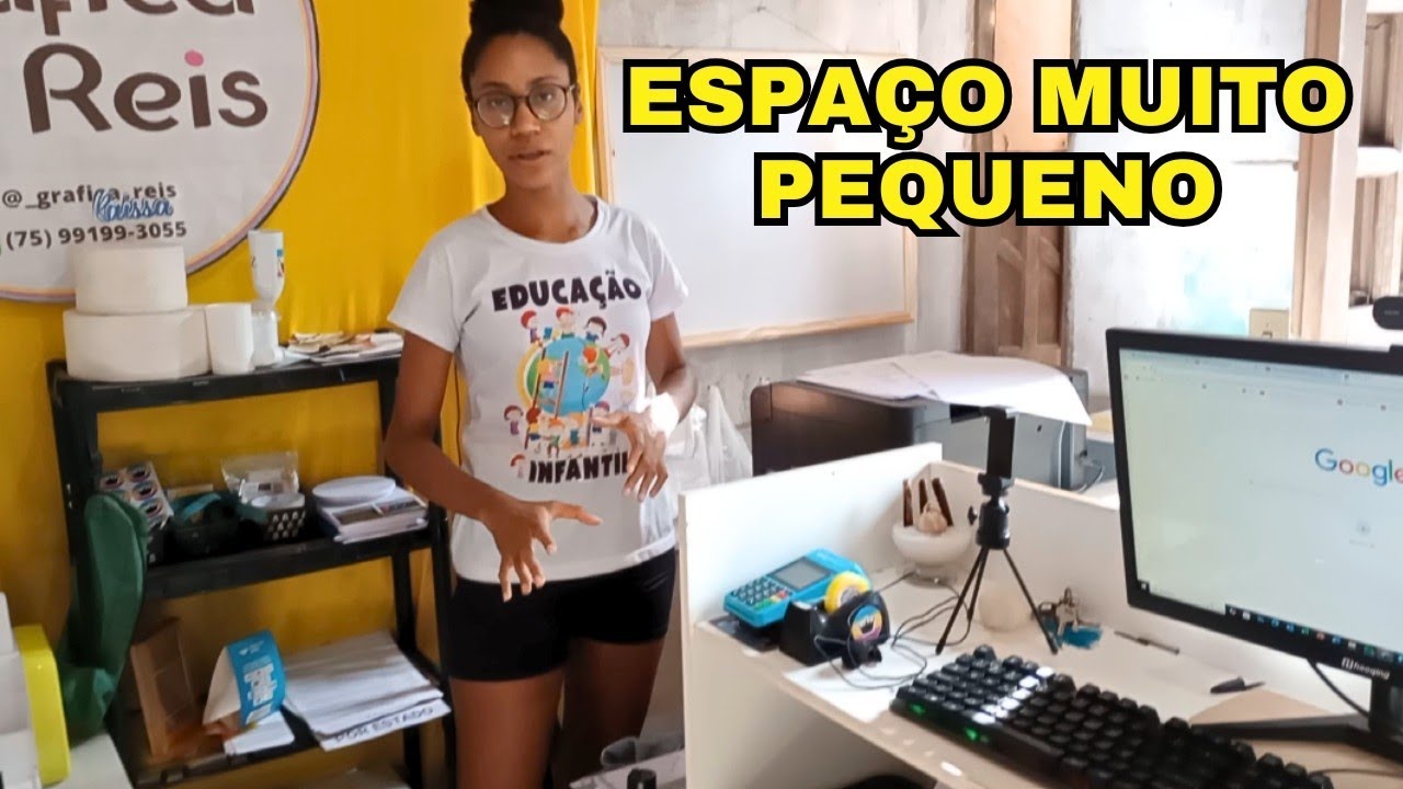 Tour pela minha gr&aacute;fica r&aacute;pida em casa ap&oacute;s 1 ano