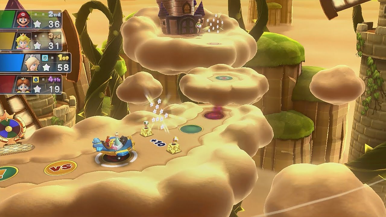 Mario Party 10 Mario Party #1007 Rosalina vs Daisy vs Mario vs Peach Airship Central Master