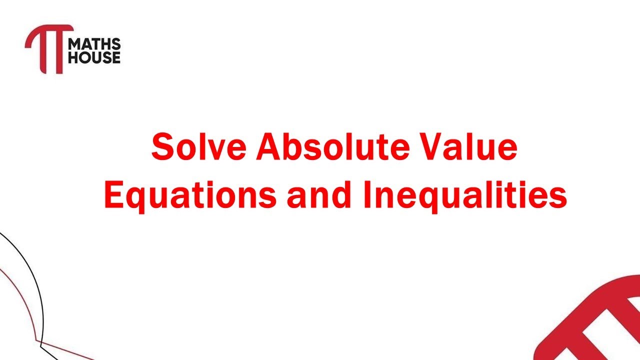 Solve Absolute Value Equations and Inequalities | By Amir Hemaida | SAT | ACT | EST