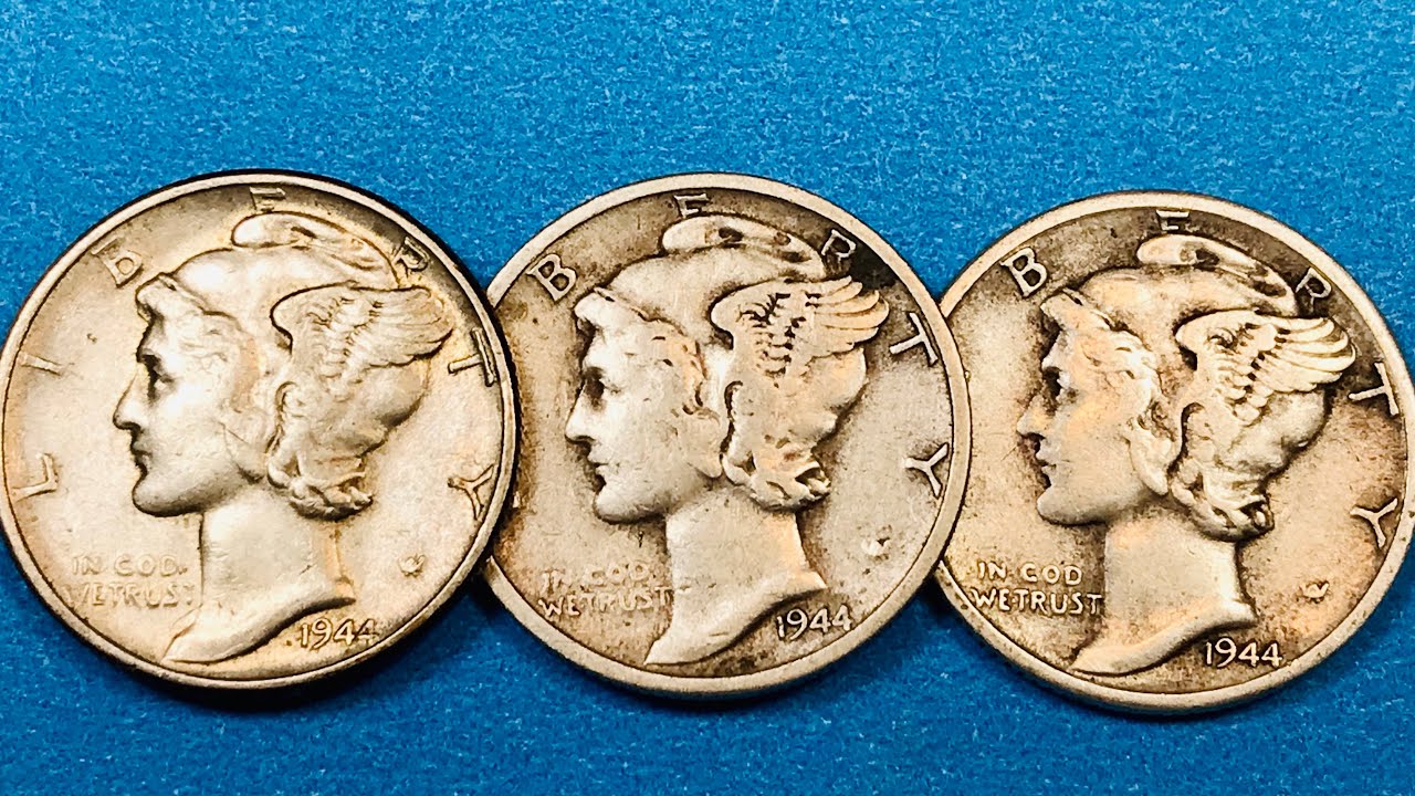 $20,000 US 1944 Mercury Dimes - United States Coins