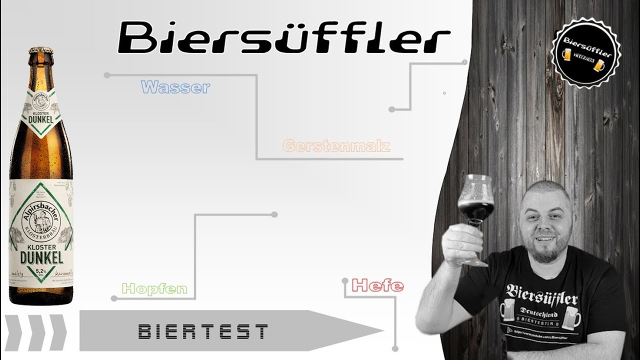 Biertest - Alpirsbacher Kloster Dunkel
