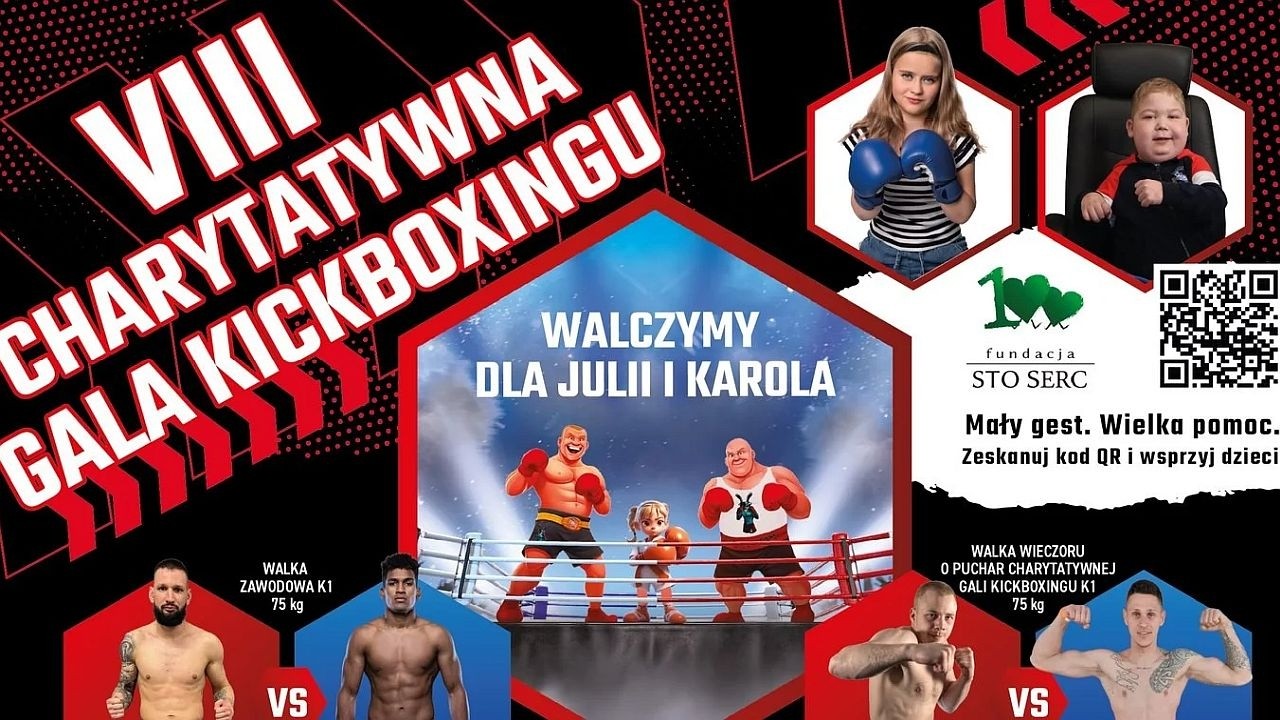 Na żywo: VIII Charytatywna Gala Kickboxingu (14/03/2026) Mikoł&oacute;w
