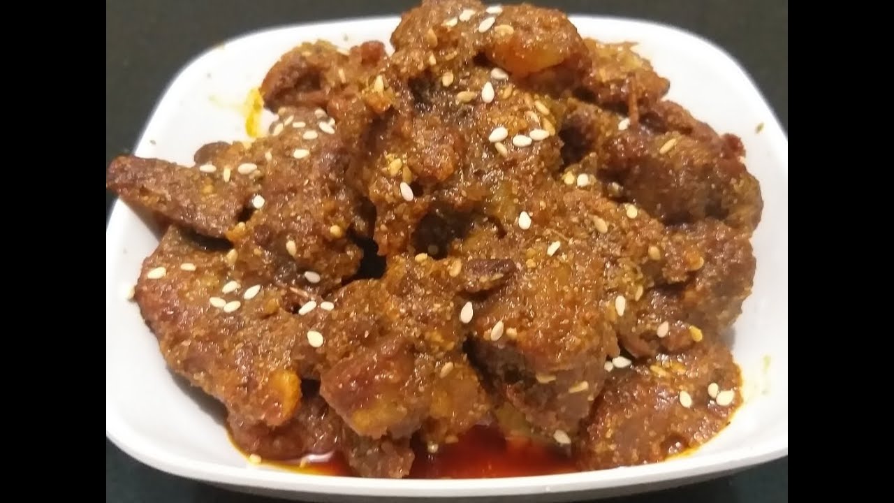 मटण लोणचं । mutton loncha by deeps kitchen marathi