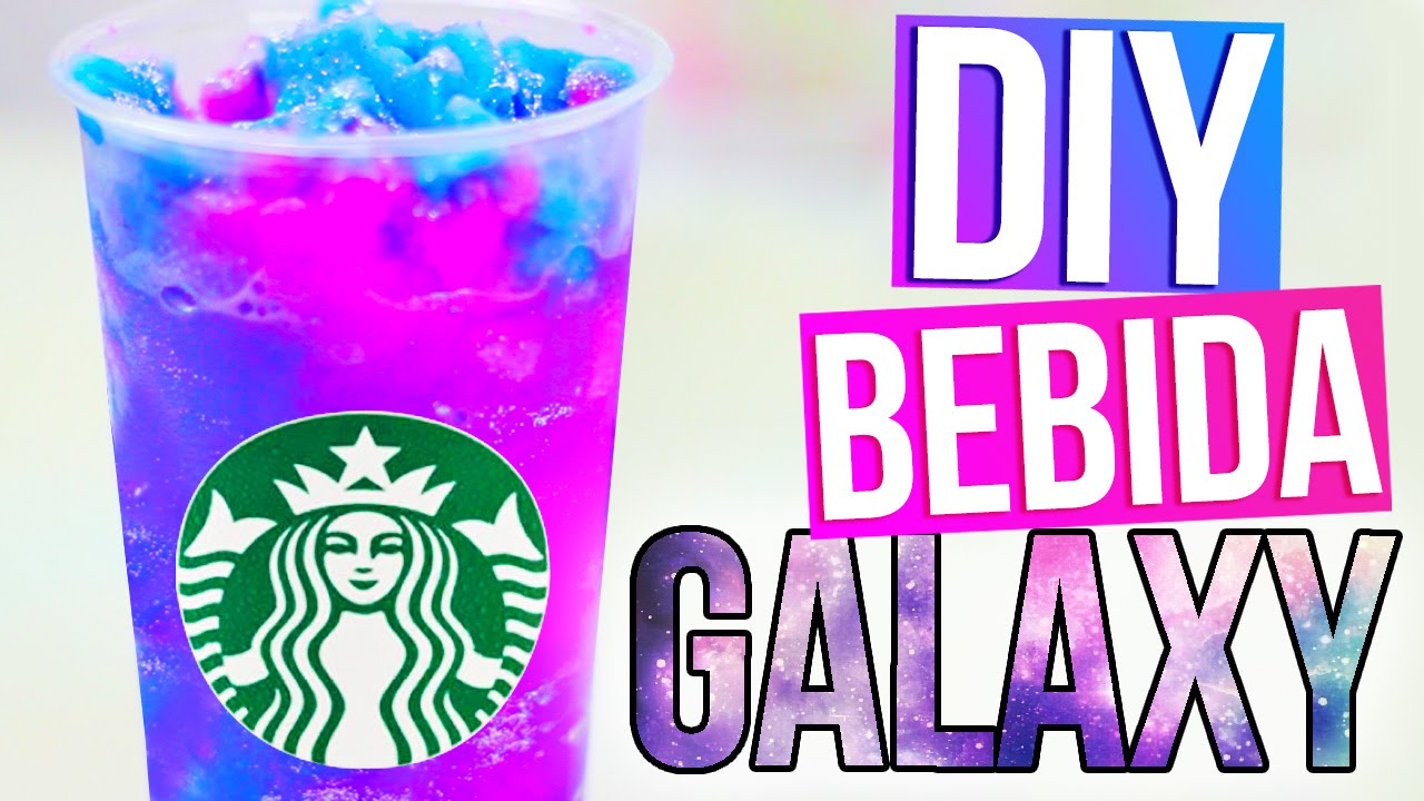 BEBIDA GALAXIA tipo STARBUCKS - DIY