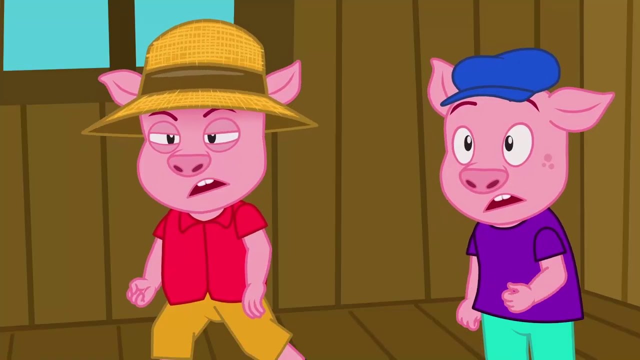 Les 3 Petits Cochons | Comptine Enfantine avec @lesptitszamis