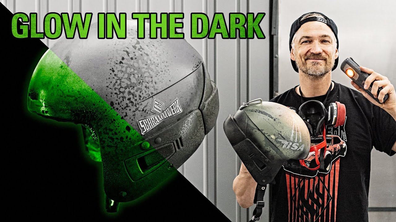 Glow in the Dark-Helm für Andi Feldmann | Dannys SCHRAMMWERK