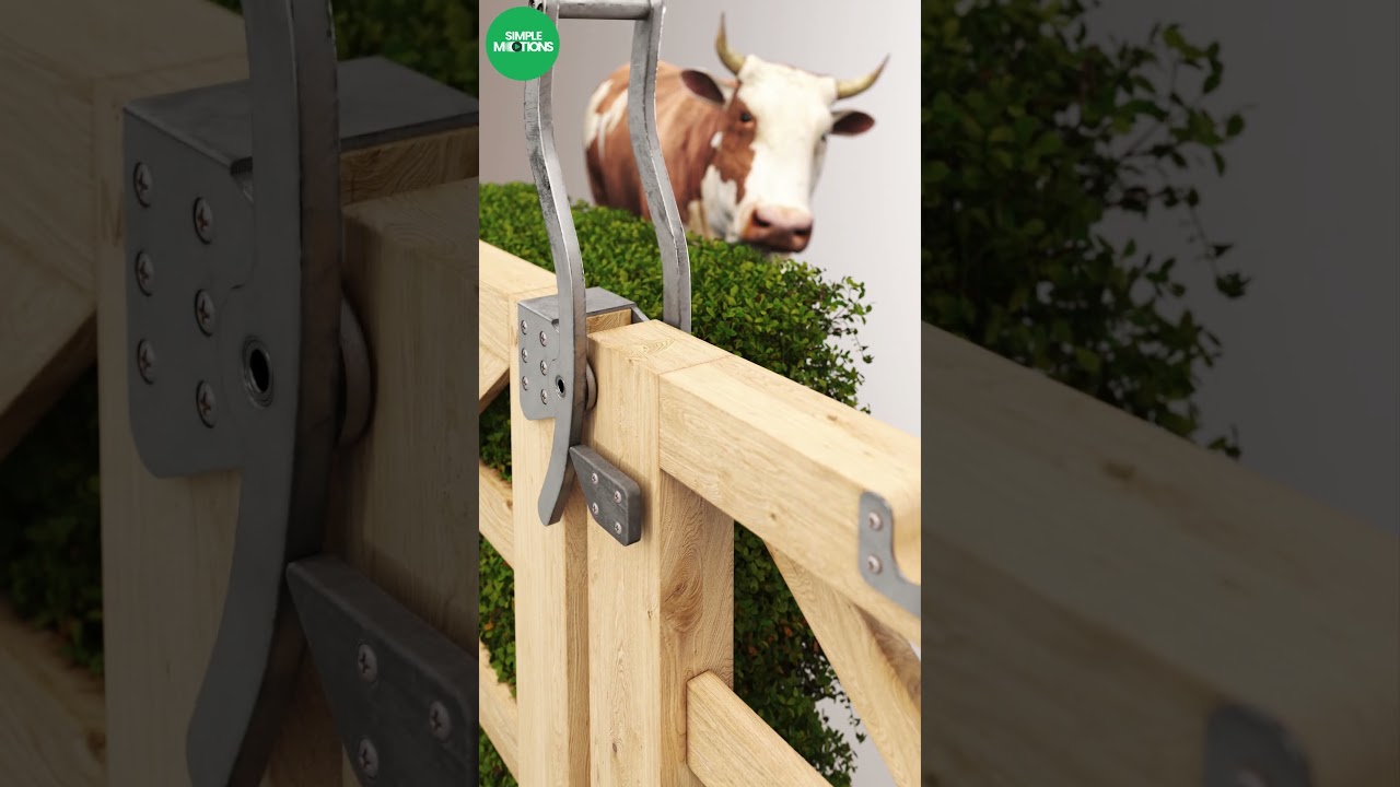 Sliding gate field latch #latch #gate #cattle #farm