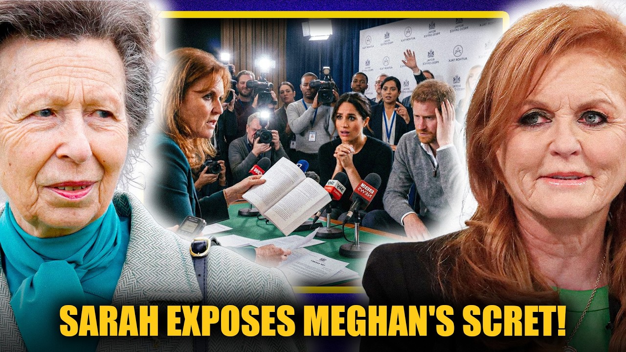 OVER! Harry & Meghan PANIC as Sarah Ferguson SPILLS their Dirty Secret in New book about Andrew