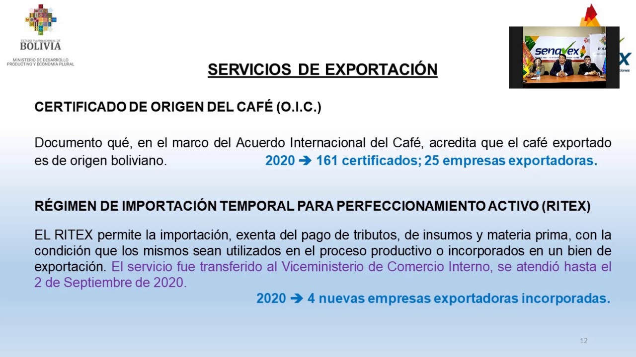 RENDICIÓN PUBLICA DE CUENTAS FINAL 2020 - SENAVEX- MODALIDAD VIRTUAL.