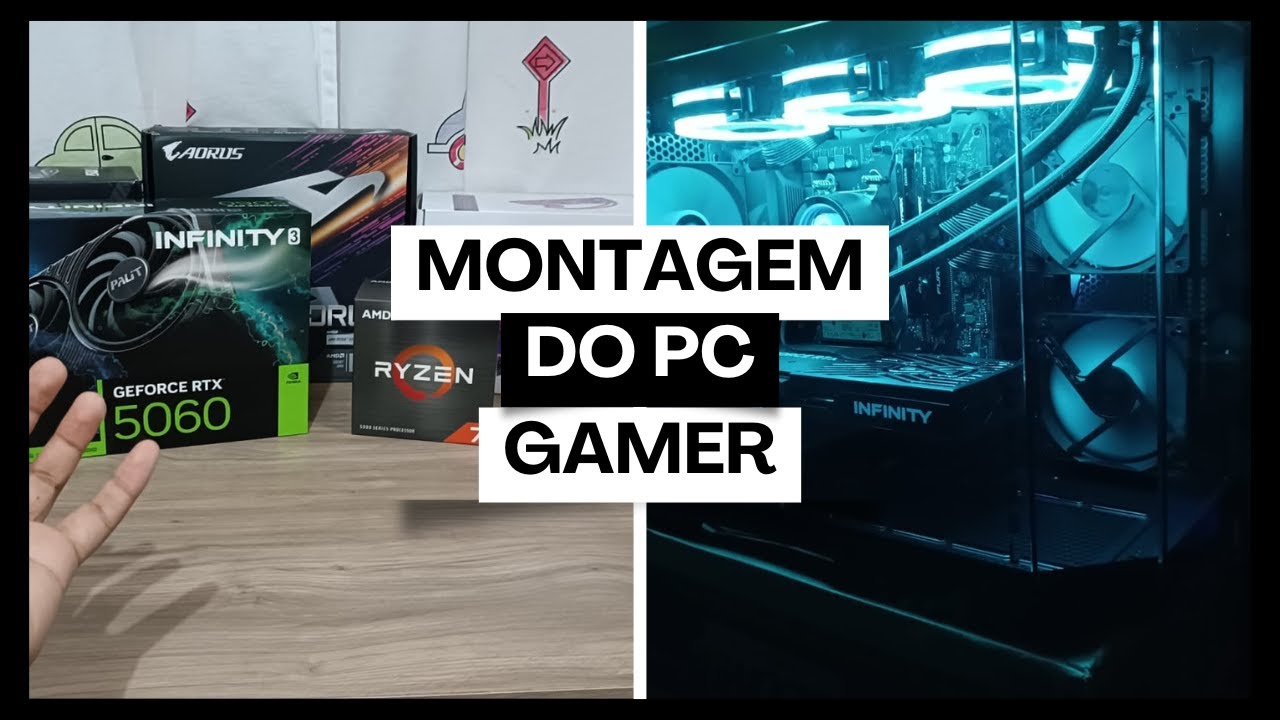 Finalmente montei meu primeiro PC gamer!