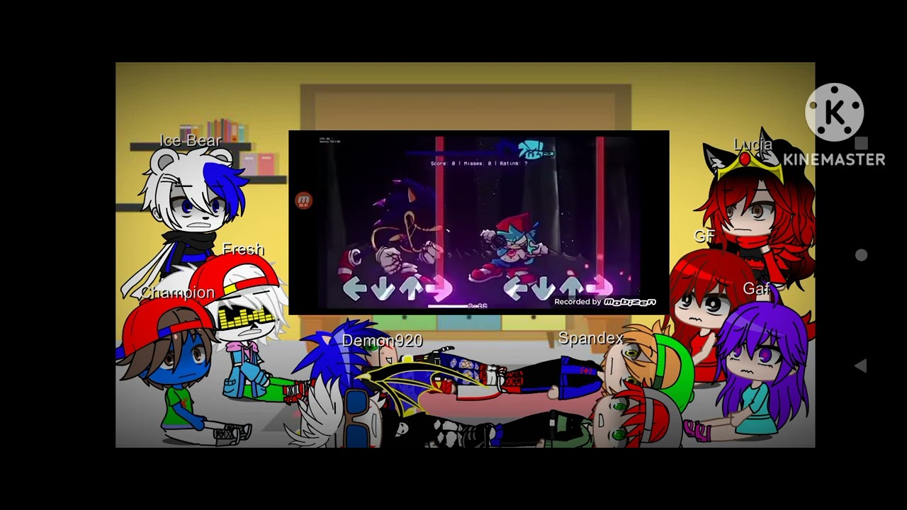 fandom react to fnf You can't run Ghostlab