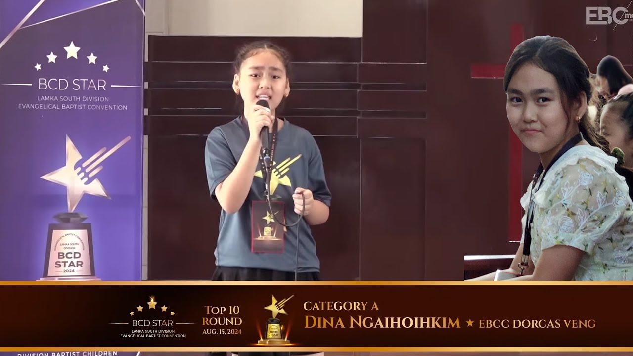 DINA NGAIHOIHKIM -TOP 2  ||  KA ZO ZO HI Lyrics-Kyaw Khine@Khuppu ||  BCD STAR 2024 ||  TOP 10 ROUND