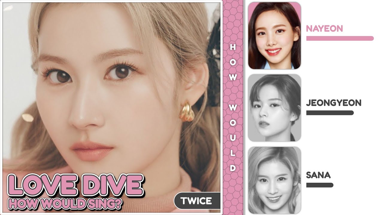 How Would Sing: TWICE (트와이스) - LOVE DIVE (IVE)? // Collab with @amitkpoplds