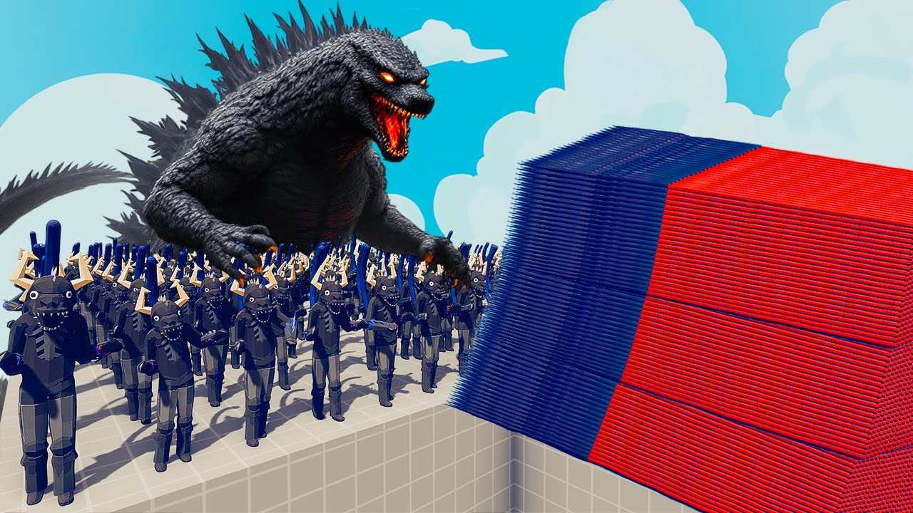 200x GODZILLA + 1x GIANT vs EVERY GOD - Totally Accurate Battle Simulator TABS