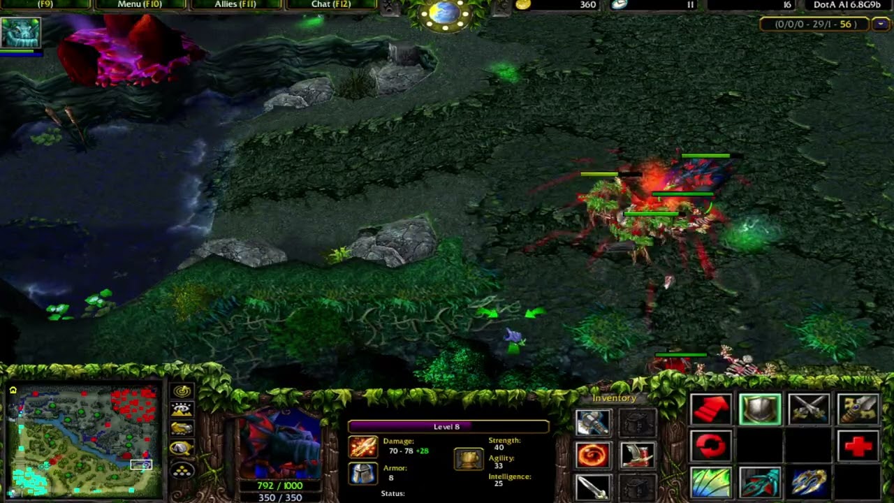 DOTA 6.8G9B Slardar Solo Fountain 892