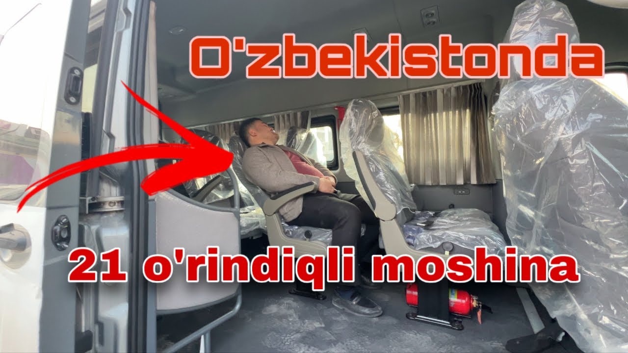 O’zebekistonda ishlab chiqarilayotgan 21 o’rindiqli moshina yetib keldi 