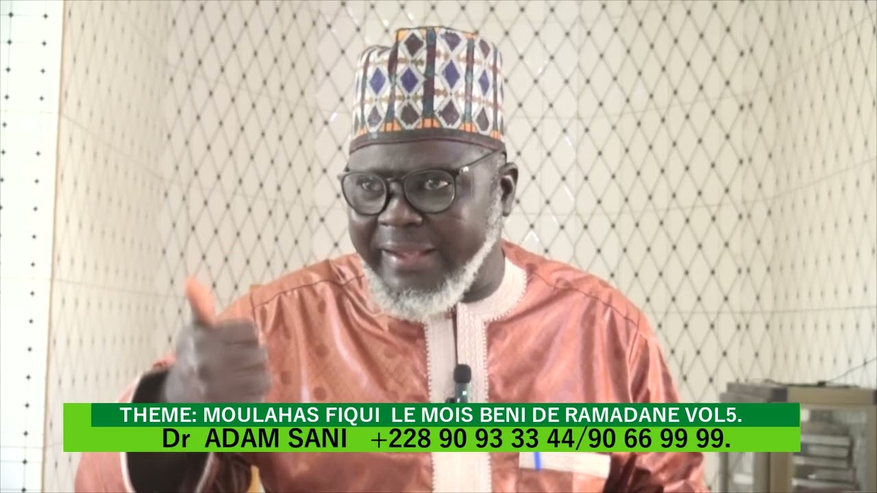 Dr ADAM SANI MOULAHAS FIQUI LE MOIS BENI DE RAMADANE VOL 5.