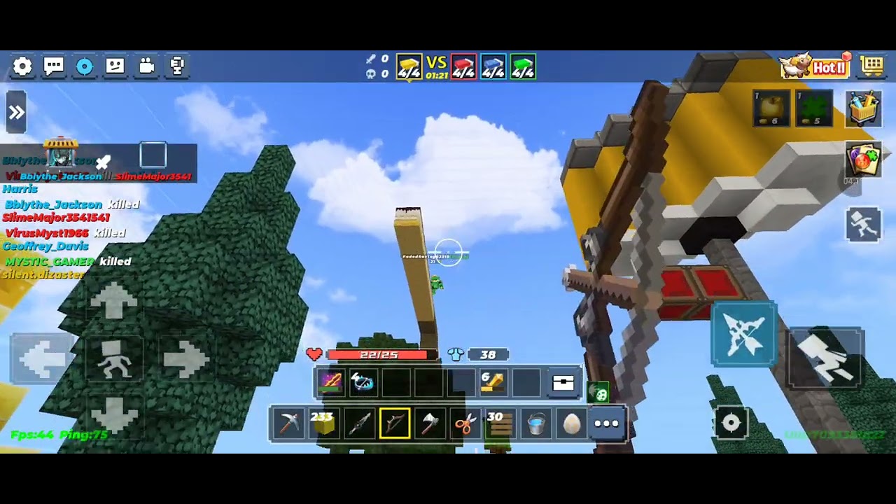 Yellow team ki chhuti 😱 #short#Bedwars