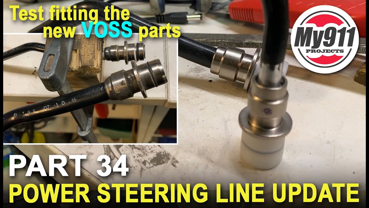 Porsche 911 (996) Restoration - Power Steering Line Update - Part 34