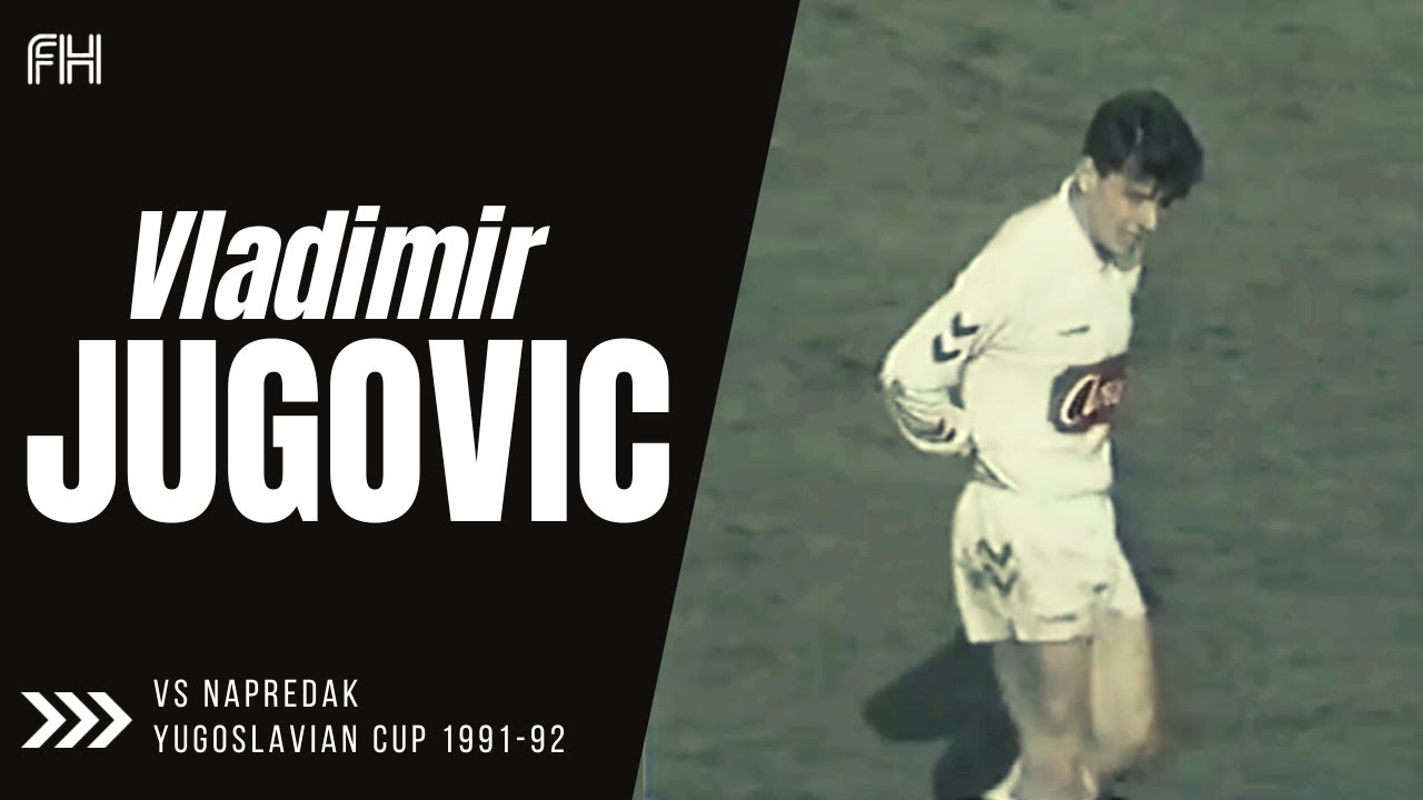 Vladimir Jugovic ● Goal and Skills ● Napredak 2:2 Crvena Zvezda ● Yugoslavian Cup 1991-92