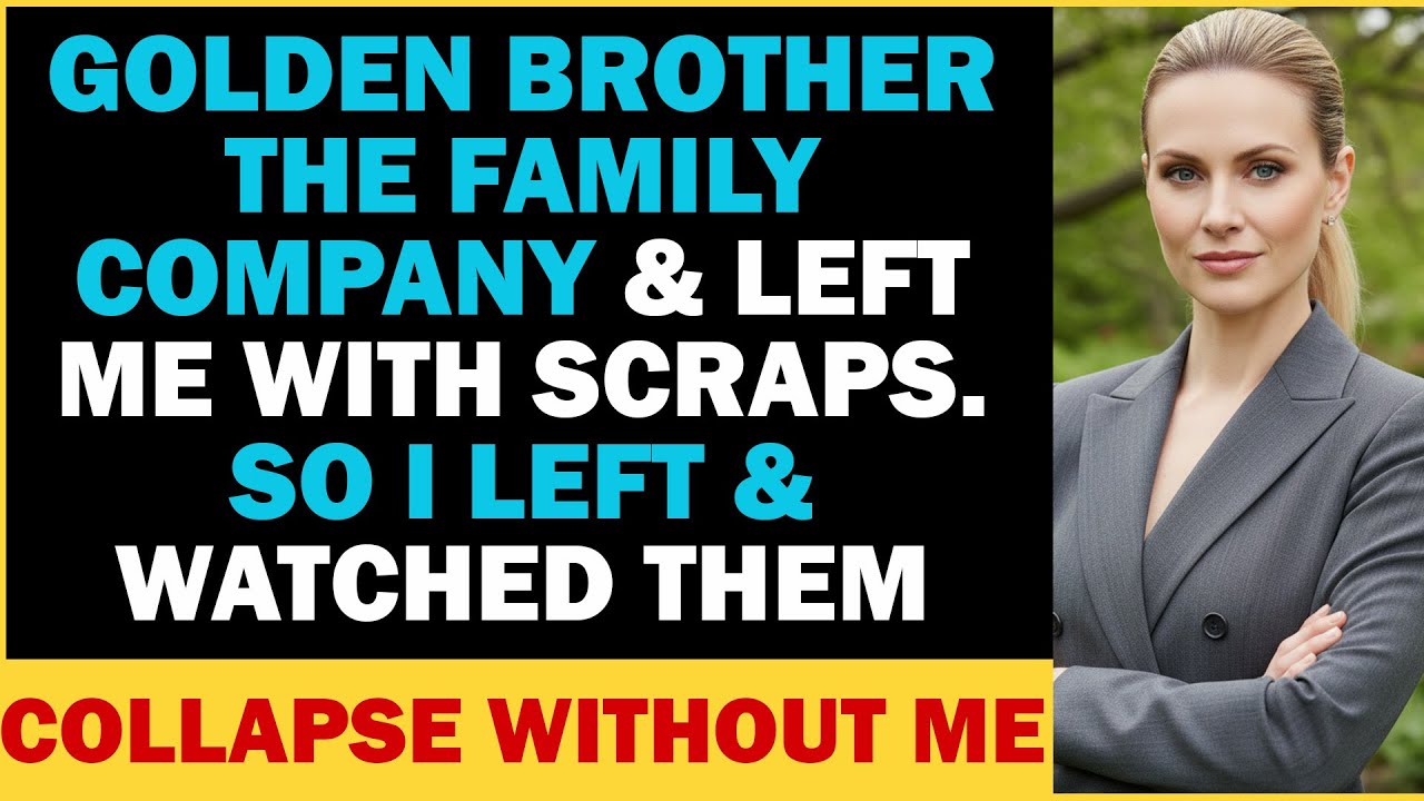 My Dad Gave My Golden Bro The Family Company That I Built For Yrs & Left Me W/ Scraps So I Left But