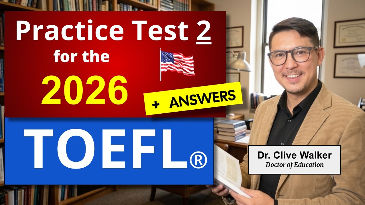 Практический тест 2 для TOEFL&reg; 2026 (с ответами, стратегиями и критериями оценивания) от доктора ...