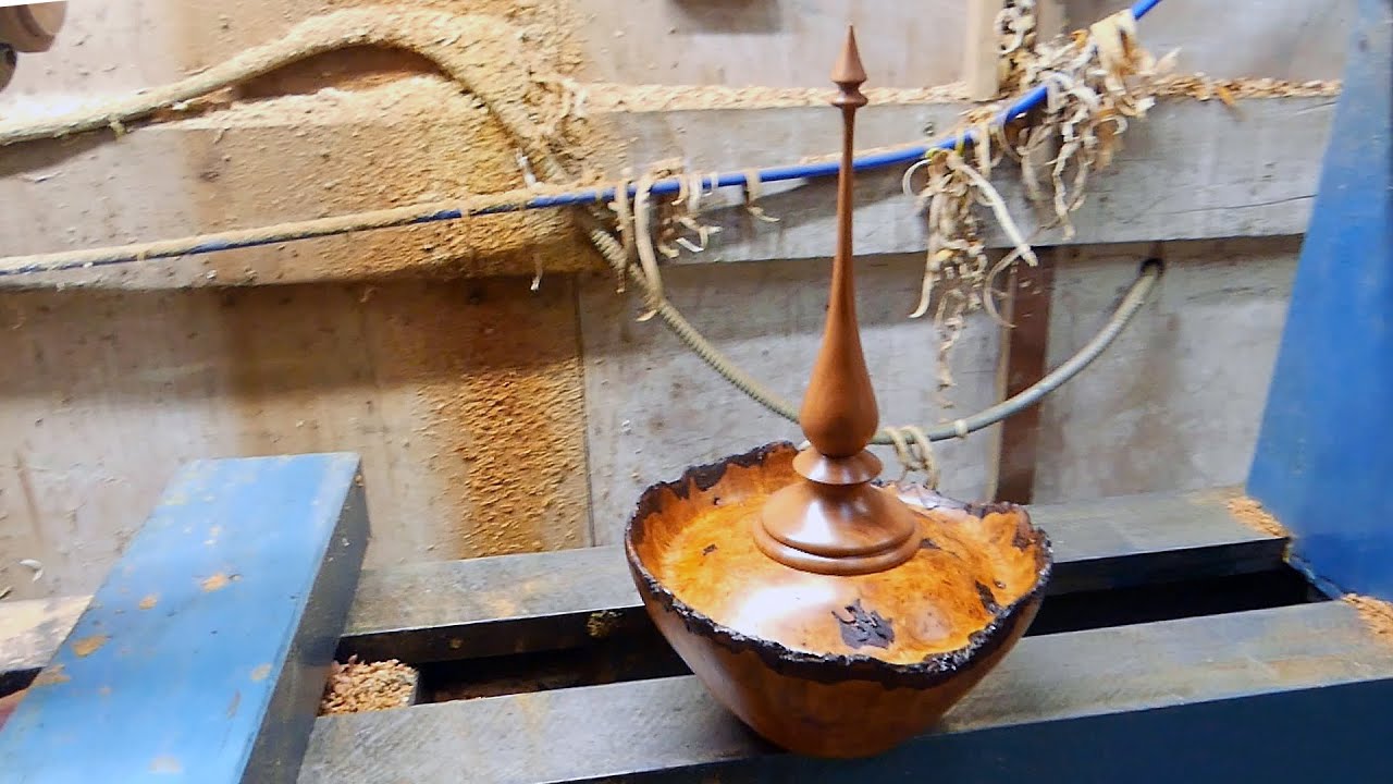 How to make a Finial Box from Alder burl