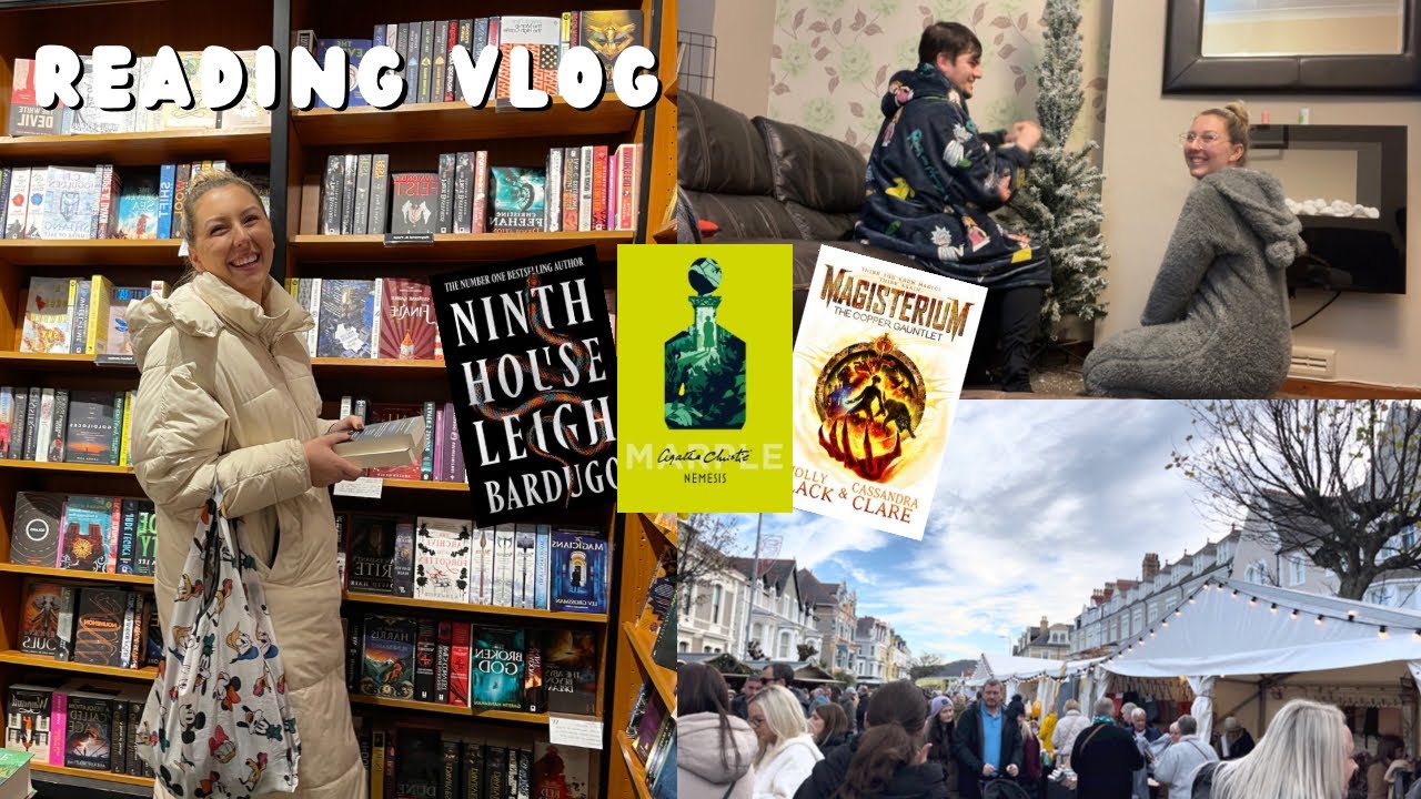 A TRIP TO WATERSTONES AND SOME CHRISTMAS MARKETS // Weekly Reading Vlog// Come Book Shopping With Me