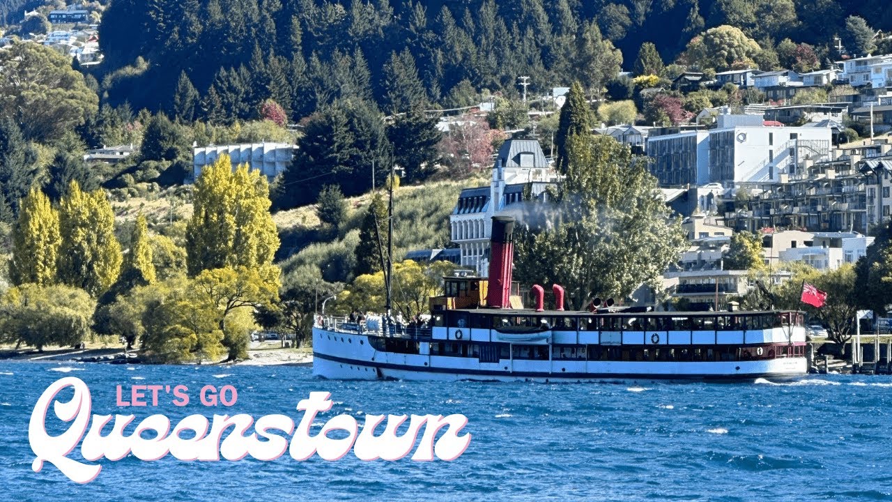 🇳🇿 15日紐西蘭之旅｜Queenstown皇后鎮慢活＋ 百年蒸汽船 + Shotover Jet快艇 +楓葉小鎮Arrowtown + Glenochy騎馬｜New Zealand Vlog (2)