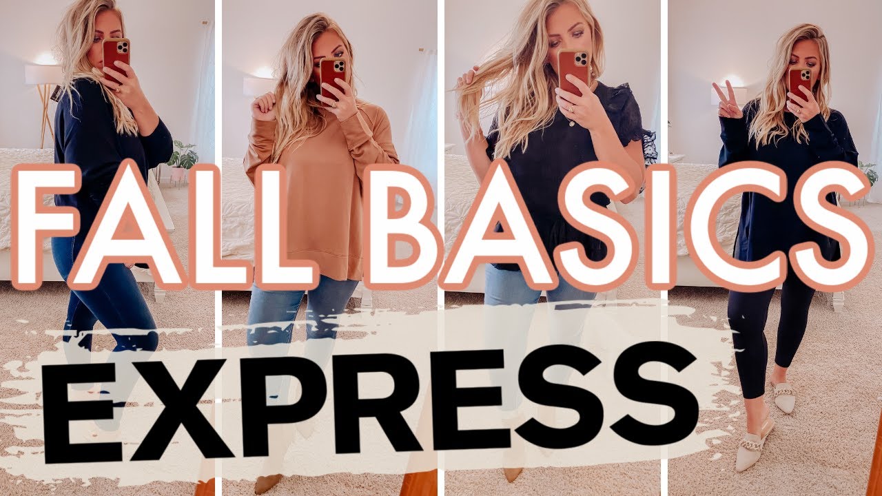 FALL BASICS from Express | Petite/Curvy TRY-ON