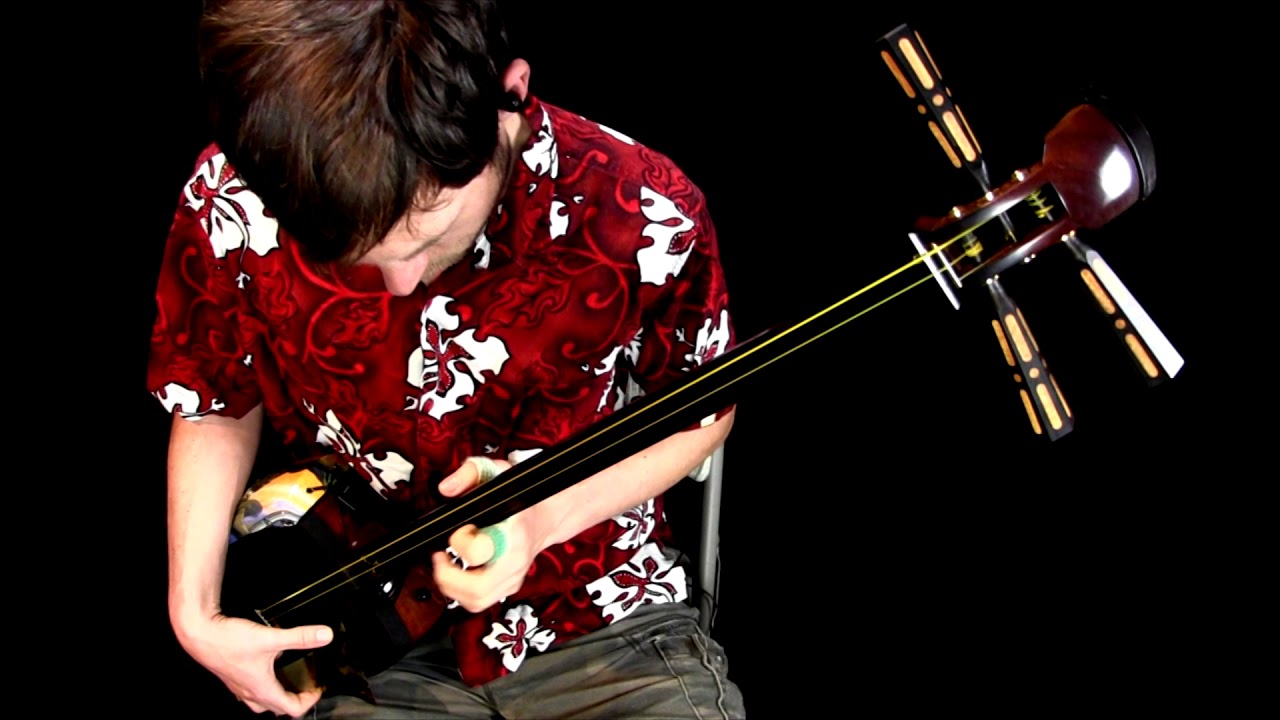 Short Rammstein cover on Shamisen