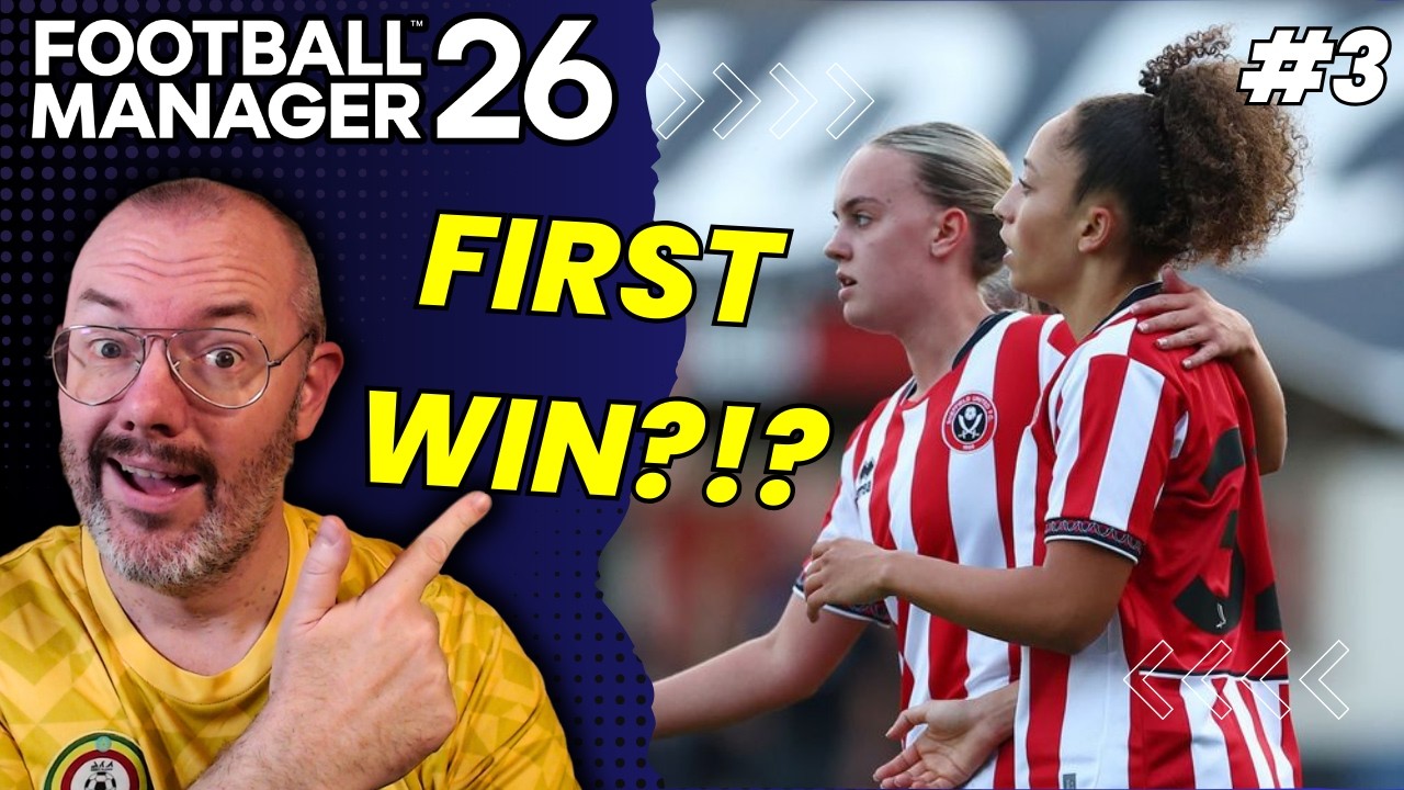 FIRST WIN! You'll never guess who we beat! FM26 Women's Champions League Challenge