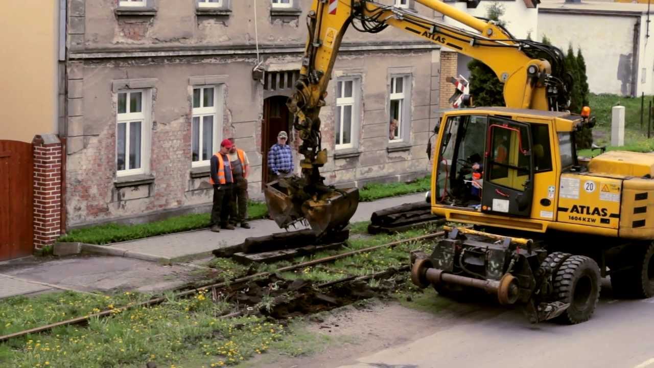 Pokazuje jak jest - Rozbieranie torów w Wąbrzeźnie