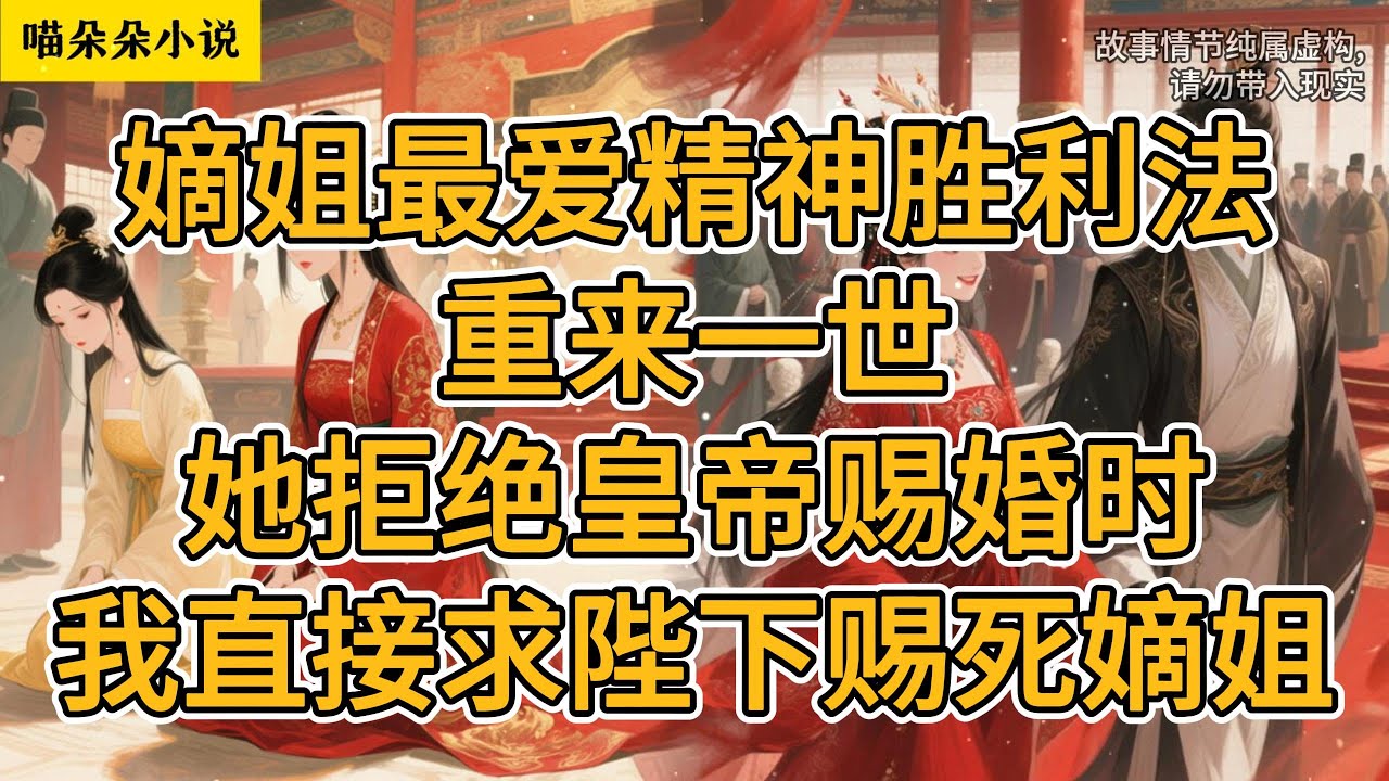 嫡姐最爱精神胜利法。重来一世，她拒绝皇帝赐婚时，我直接求陛下赐死嫡姐。#一口氣看完 #小说 #小説 #故事