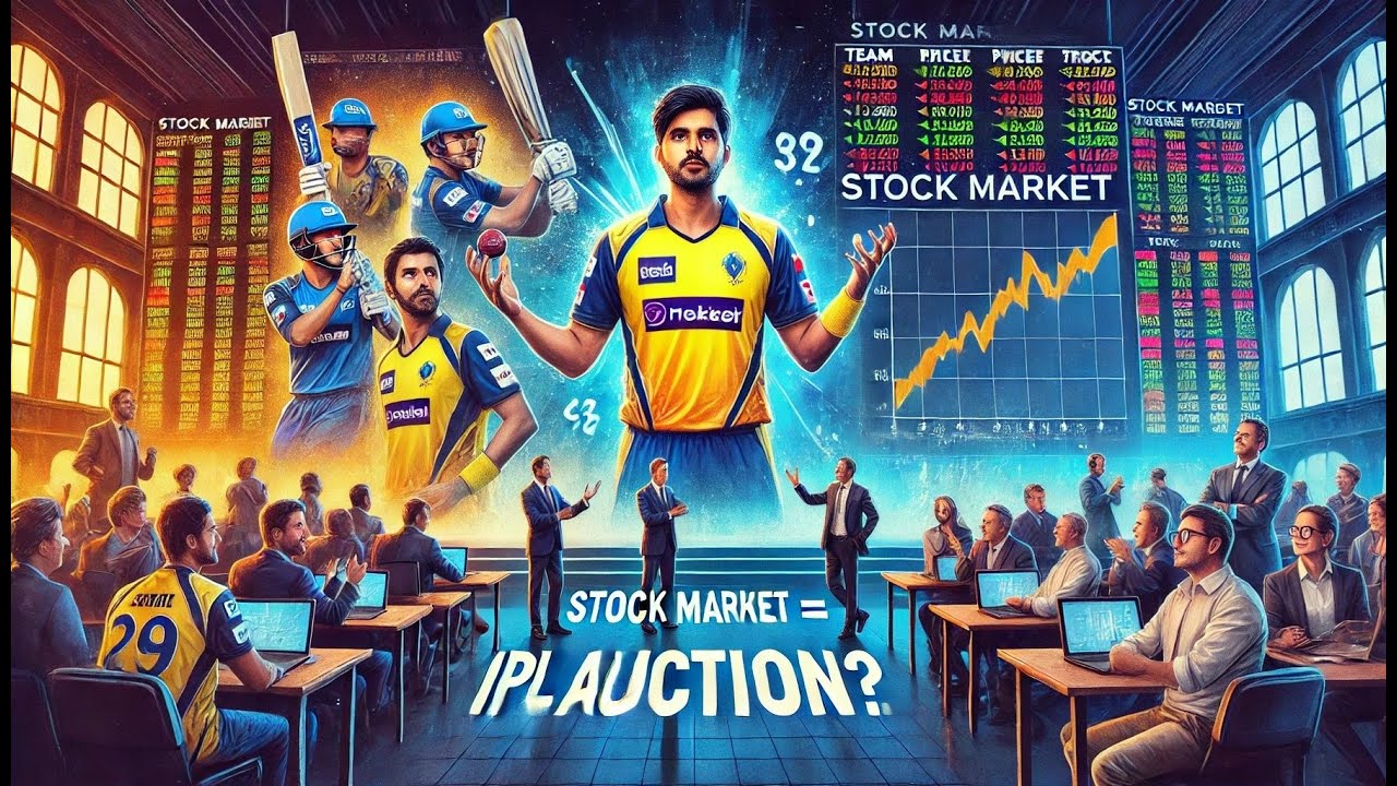 Stock Market Explained with IPL Auction &ndash; You Won&rsquo;t Believe the Similarities! The Beginner Guide !