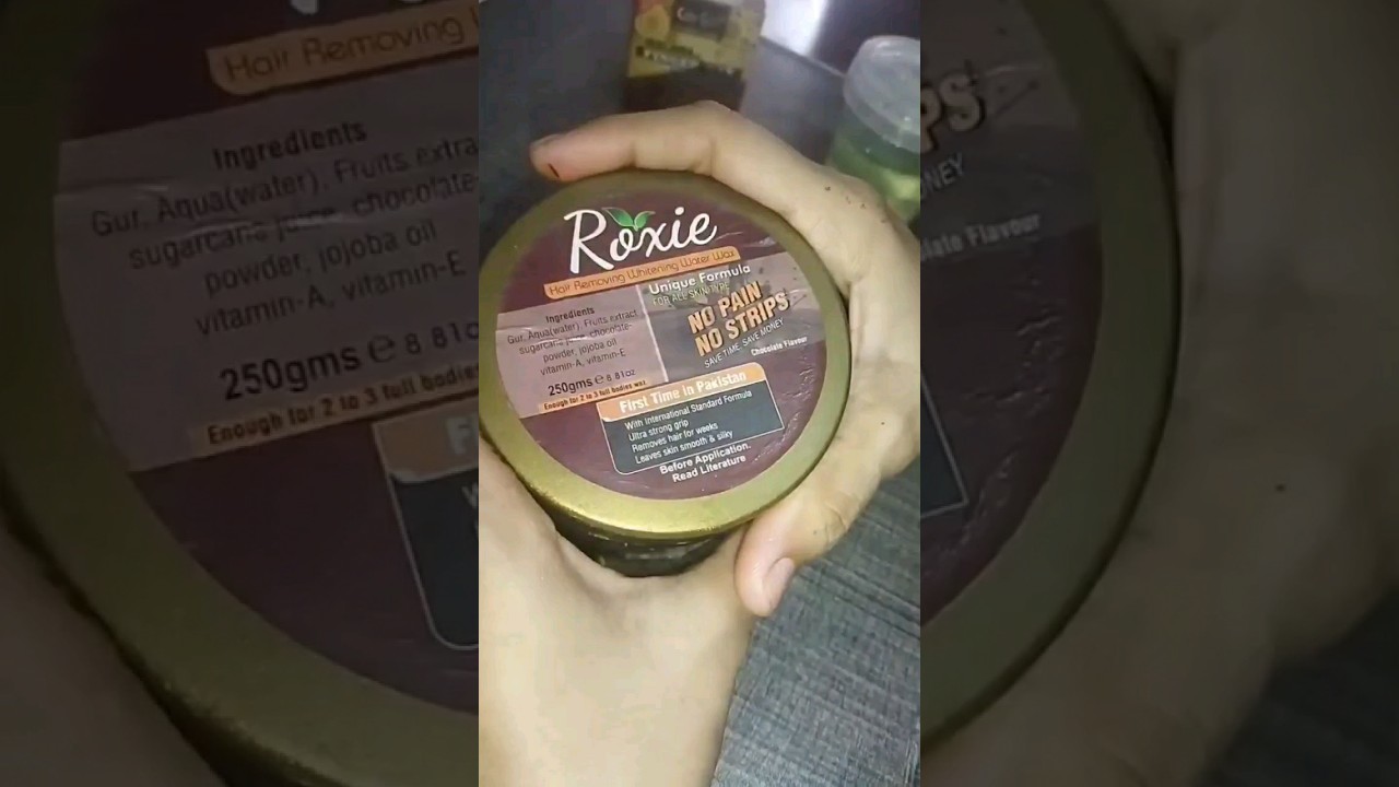 roxie hair removing whitening water wax