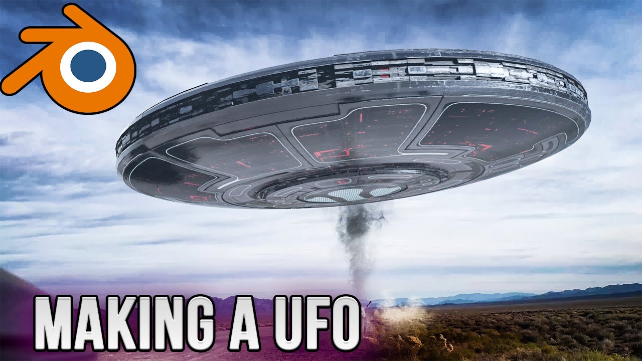 How to make photorealistic UFOs in Blender Tutorial