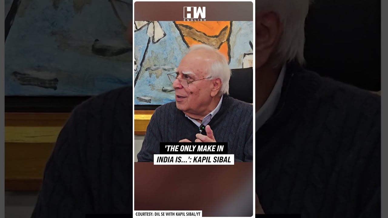 #Shorts | Kapil Sibal Hits Out At Modi Govt Over 'Make In India' Program